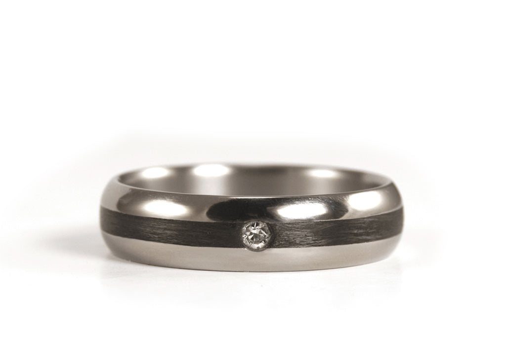 SUGILITE Crystal Ring - Size 8 - Mens Black Ring, Gemstone Ring, Handm –  Throwin Stones