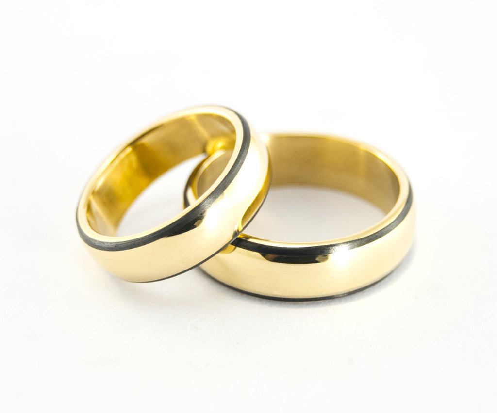 The Classic' Solid 18ct Gold Plain Band - The Great Frog London - USA
