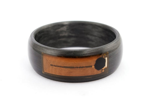 NFC Smart Ring with carbon fiber (04906_8N)