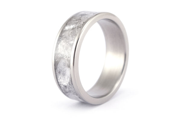 Titanium and mica ring (03233_7N)
